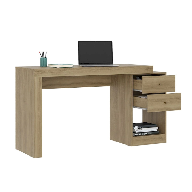 Modern Designs Expandable 47 to 61 Inches Long Home Office Desk