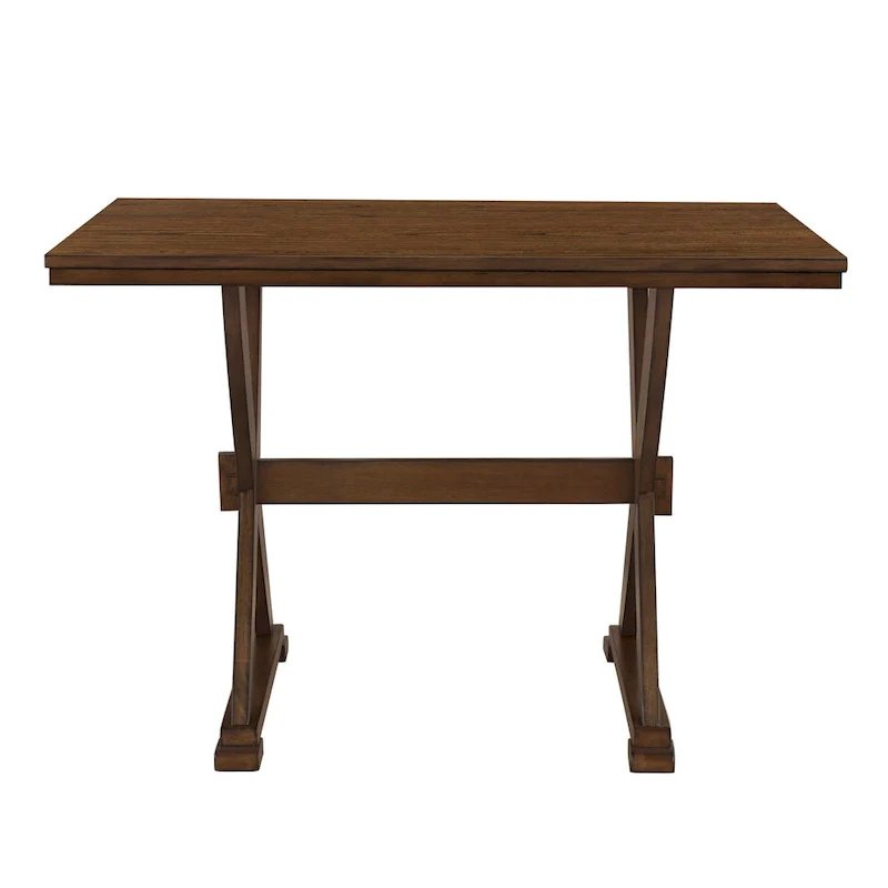 Mid-Century Wood 5-Piece Dining Table Set