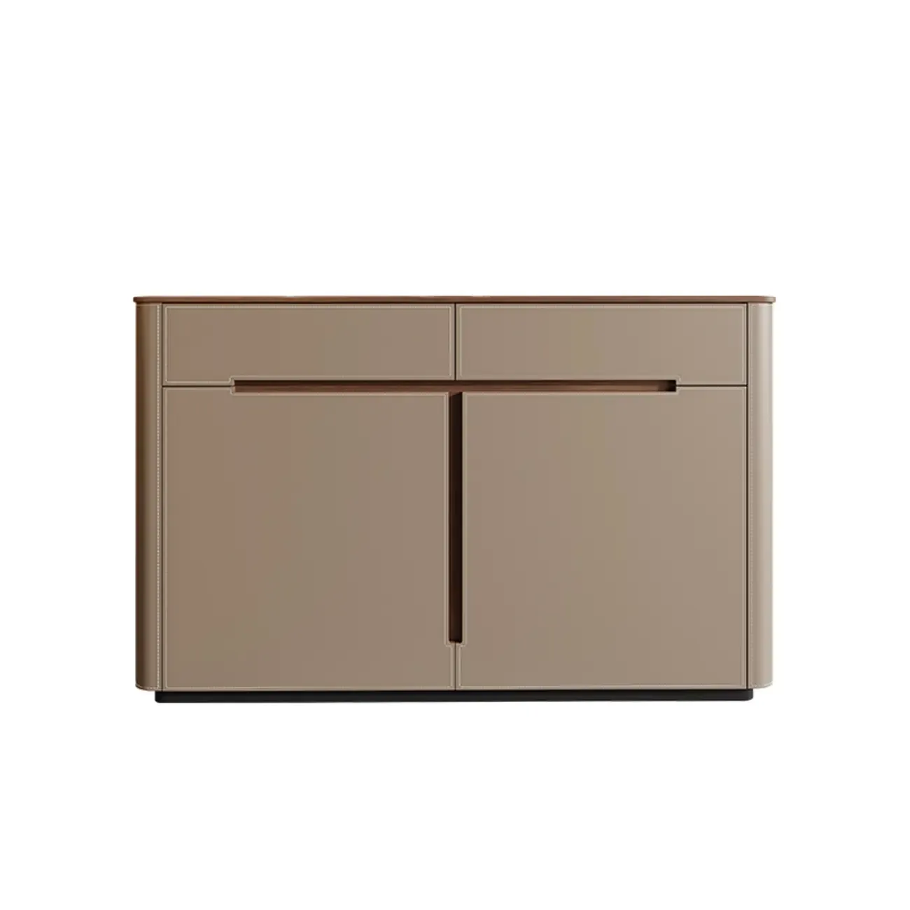 Trendy Wood Tan Entryway Shoe Cabinet with Drawers