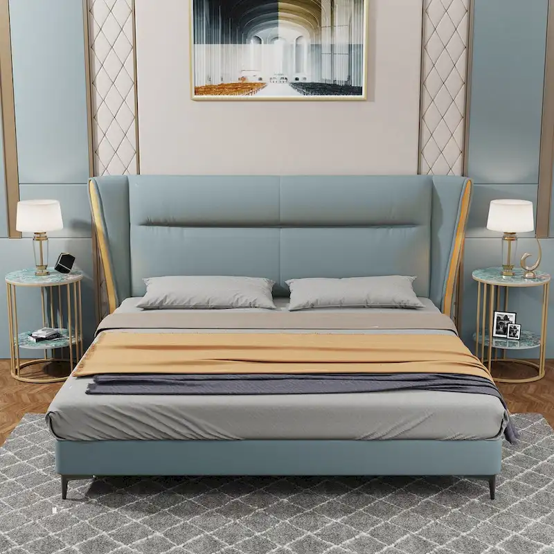 End Table 2-Tier Round Side Accent Table with Sintered Stone Tabletop - 15.7x15.7x21.3 inch