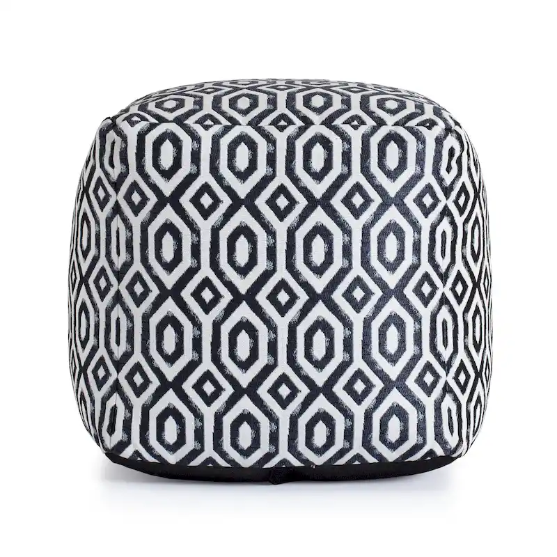 Jani Zuma Indoor/Outdoor 18 x 18 Square Pouf Ottoman