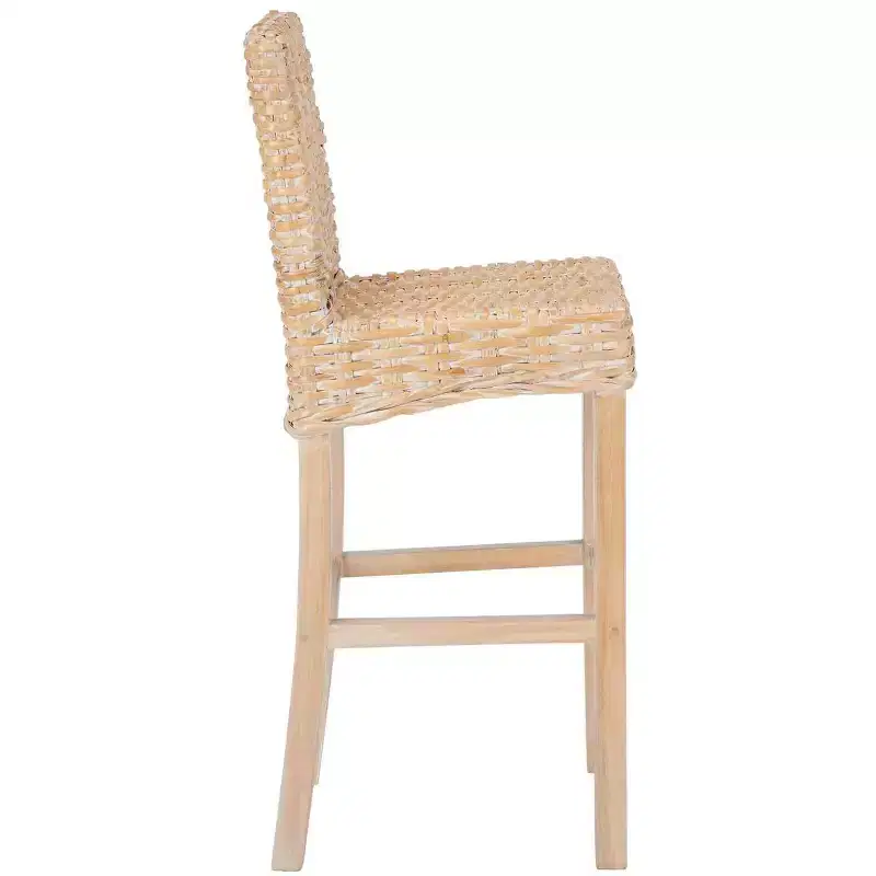Tobie Rattan Bar Stool