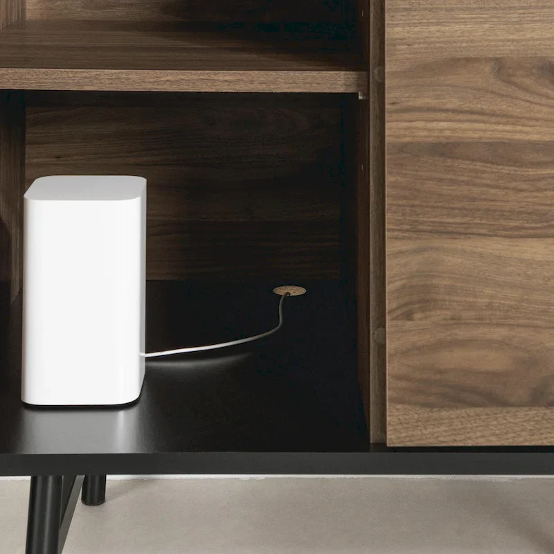 2-Door Office Credenza with File Drawer and Adjustable Shelves – Modern Style