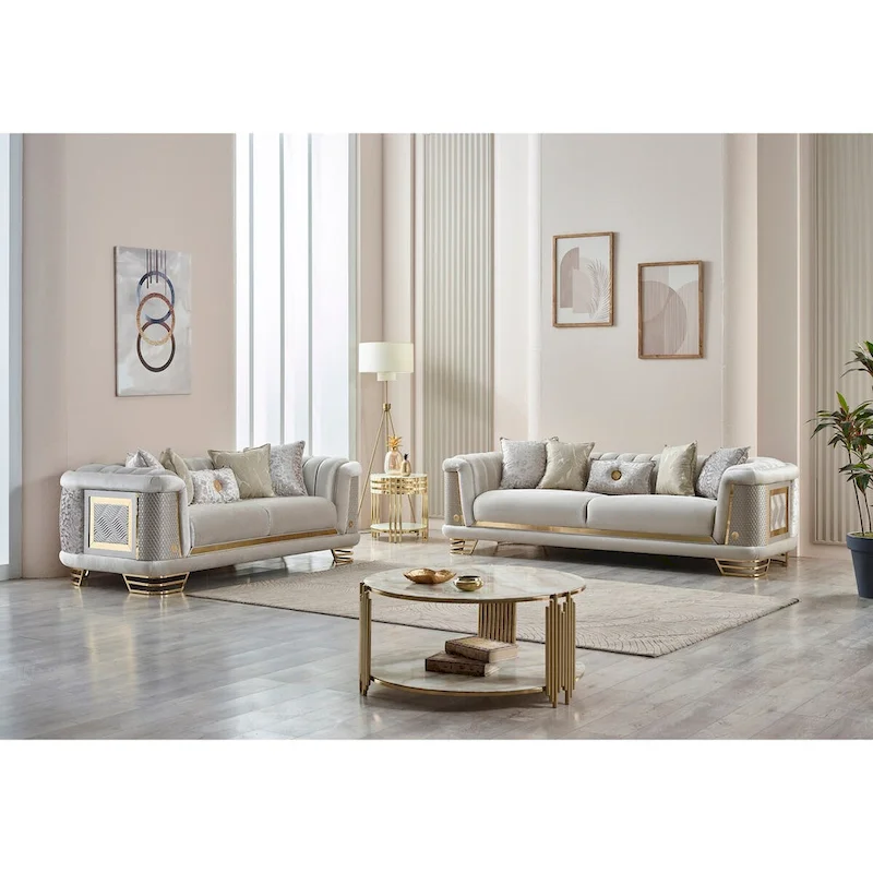 Riga 3-piece Living room Set (1 Sofa & 1 Loveseat & 1 Chair)