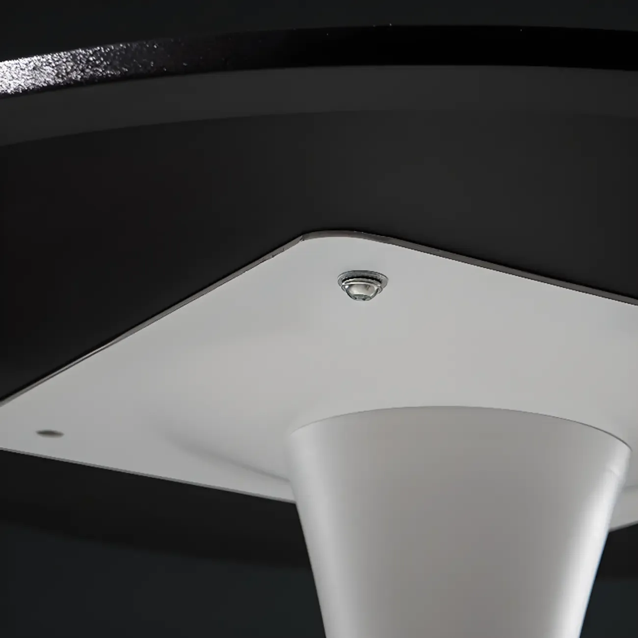 Modern Grey Wooden Round Tulip Base Bar Tables