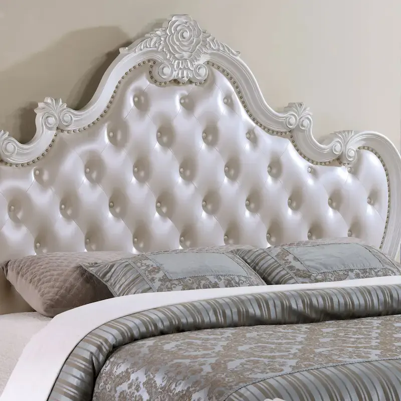 Furniture of America Eugene Traditional 3-Piece Solid Wood Panel Bedroom Set