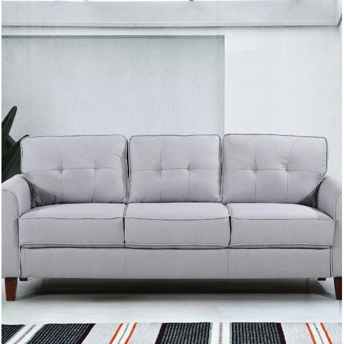 Kouchouk 78.7  Linen Flared Arm Sofa