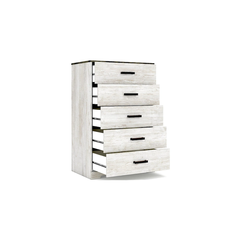 Signature Design by Ashley Shawburn Contrasting Woodgrain Chest of Drawers