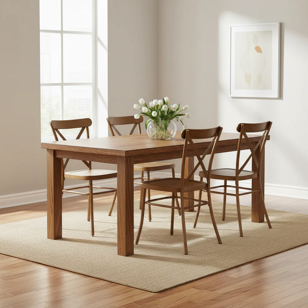 Metal Dining Chairs (Set of 2)