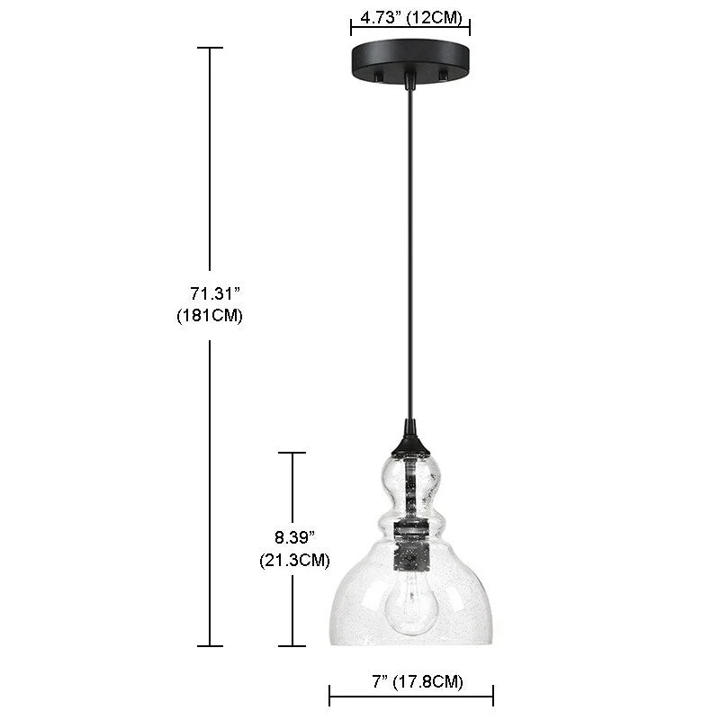 1- Light Single Teardrop Pendant