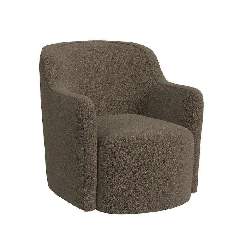 HomePop Upholstered Swivel Accent Chair