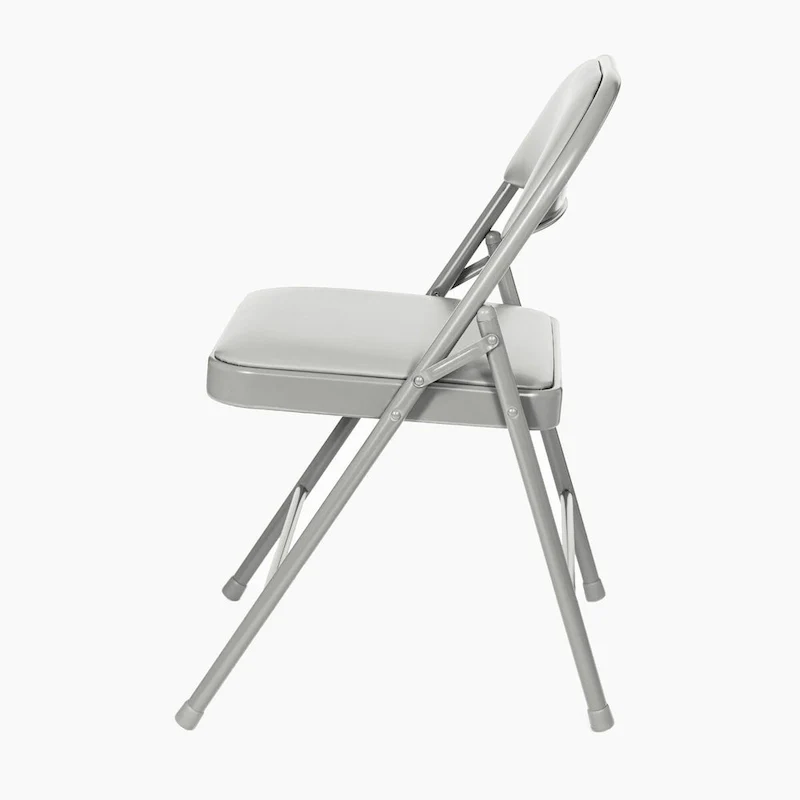 Bernadine Basics Collection Vinyl Folding Chair, Pack of 4