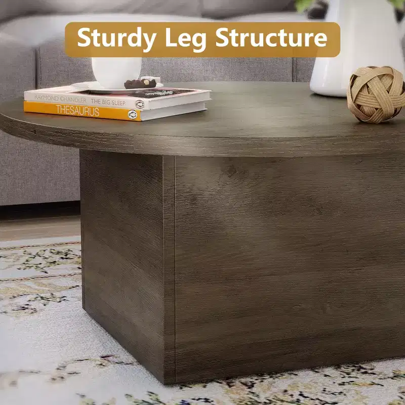 Coffee Table 55 LBS Capacity 47.25-Inch Waterproof Desktop Premium Design