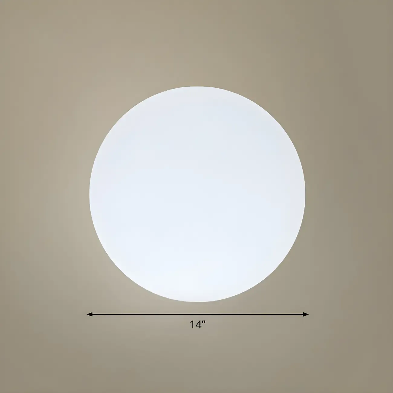 Modern Sphere Rechargeable Plastic Landscape Lighting