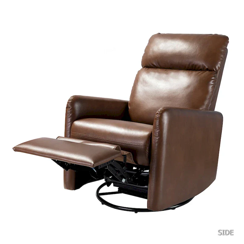 Lyle Manual Swivel Recliner with Metal Base