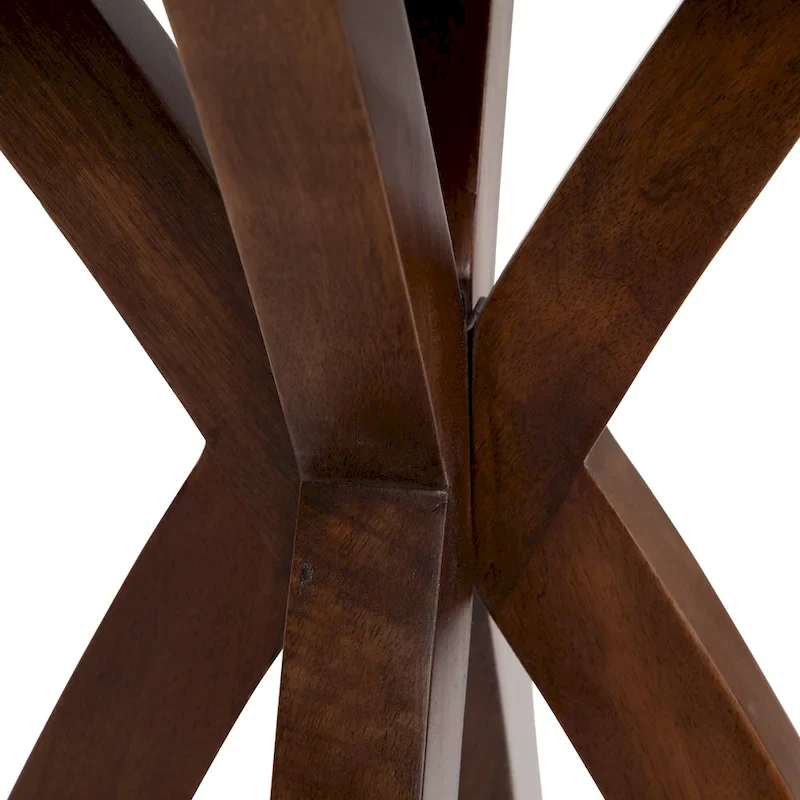 Round Wood Side Table