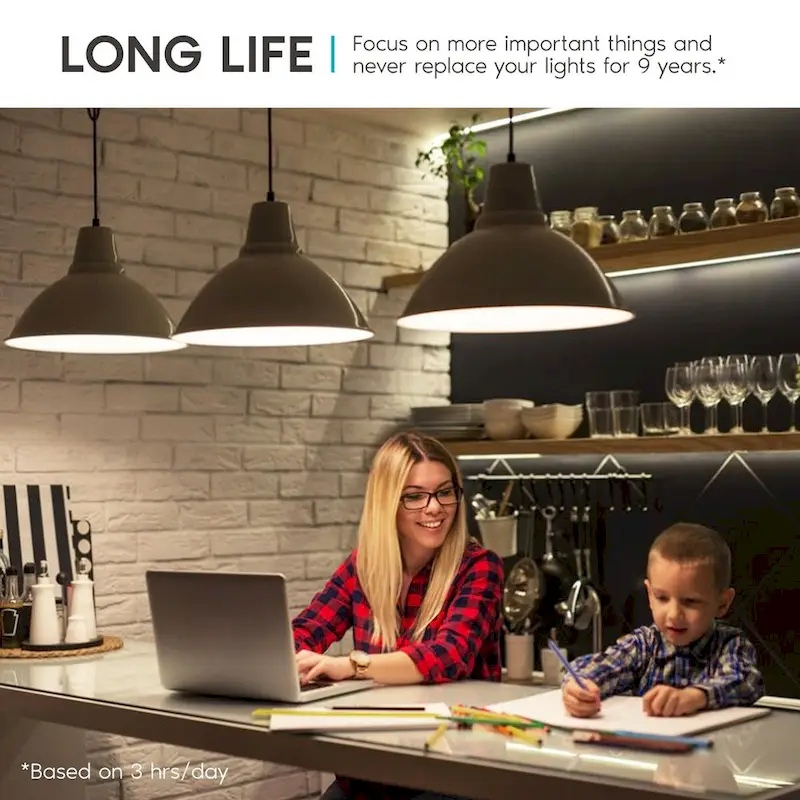 Luxrite A15 LED Light Bulb, 40W Equivalent, Dimmable, 600 Lumens, Enclosed Fixture Rated, Energy Star, E26(24 Pack)