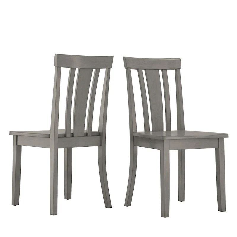 Wilmington II Slat Back Wood Dining Side Chairs by iNSPIRE Q Classic (Set of 2)