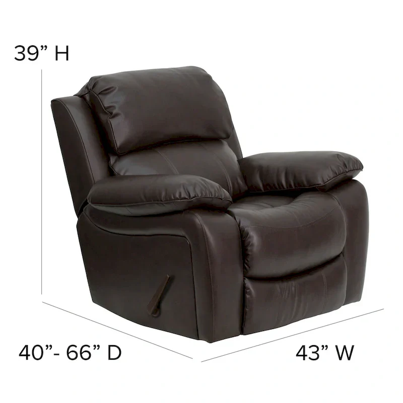 LeatherSoft Rocker Recliner