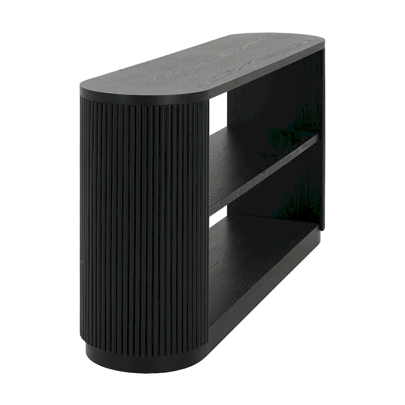 Christopher Knight Home - Mirod Modern Entryway Console Table with Open Shelf & Elegant Wood Grain Design