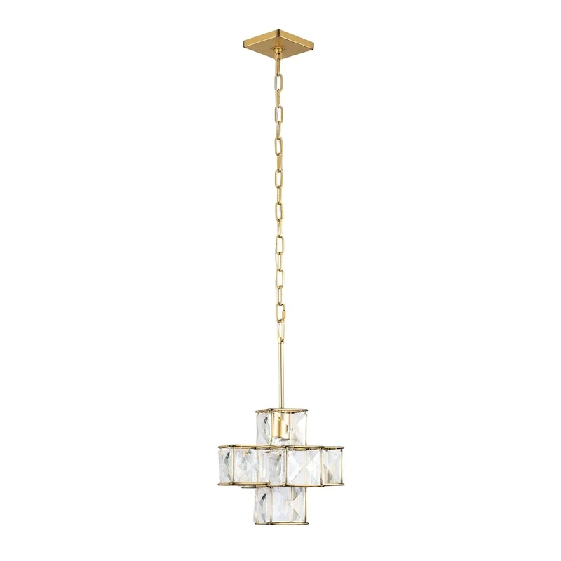 Cubic 1-light Calypso Gold Pendant