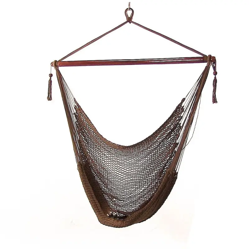 Sunnydaze Hanging Caribbean XL Hammock Chair
