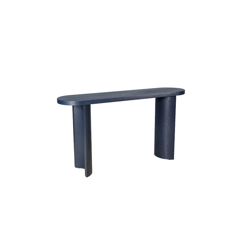 GDFStudio - Avery Modern 60 Console Table with Curved Legs and Versatile Design
