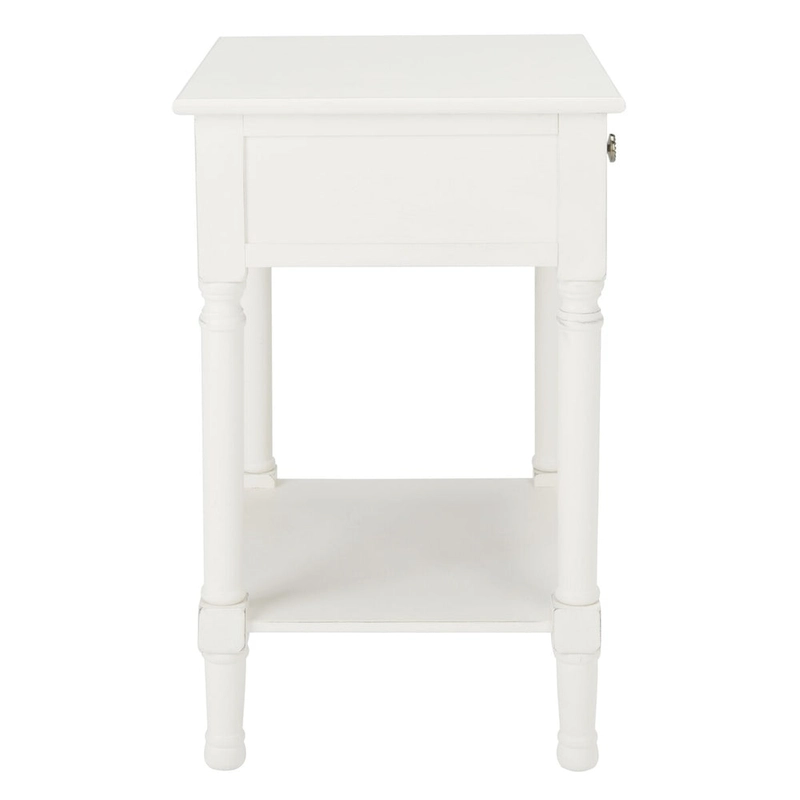 SAFAVIEH Heide 1-Drawer Accent Table - 19 W x 15.8 L x 26 H - 19Wx16Dx26H