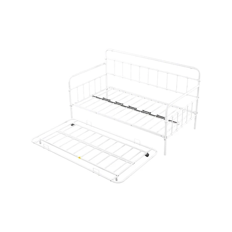 Metal Frame Daybed with trundle