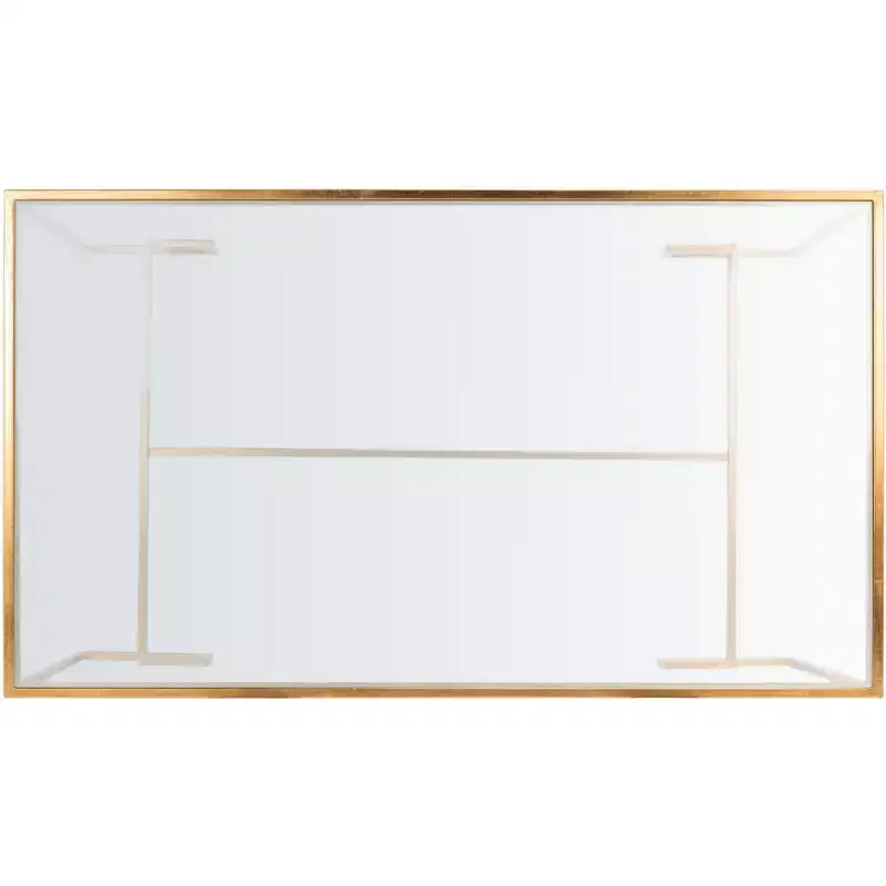 Burton Coffee Table - FOX2582A - Gold/Clear - Safavieh Couture