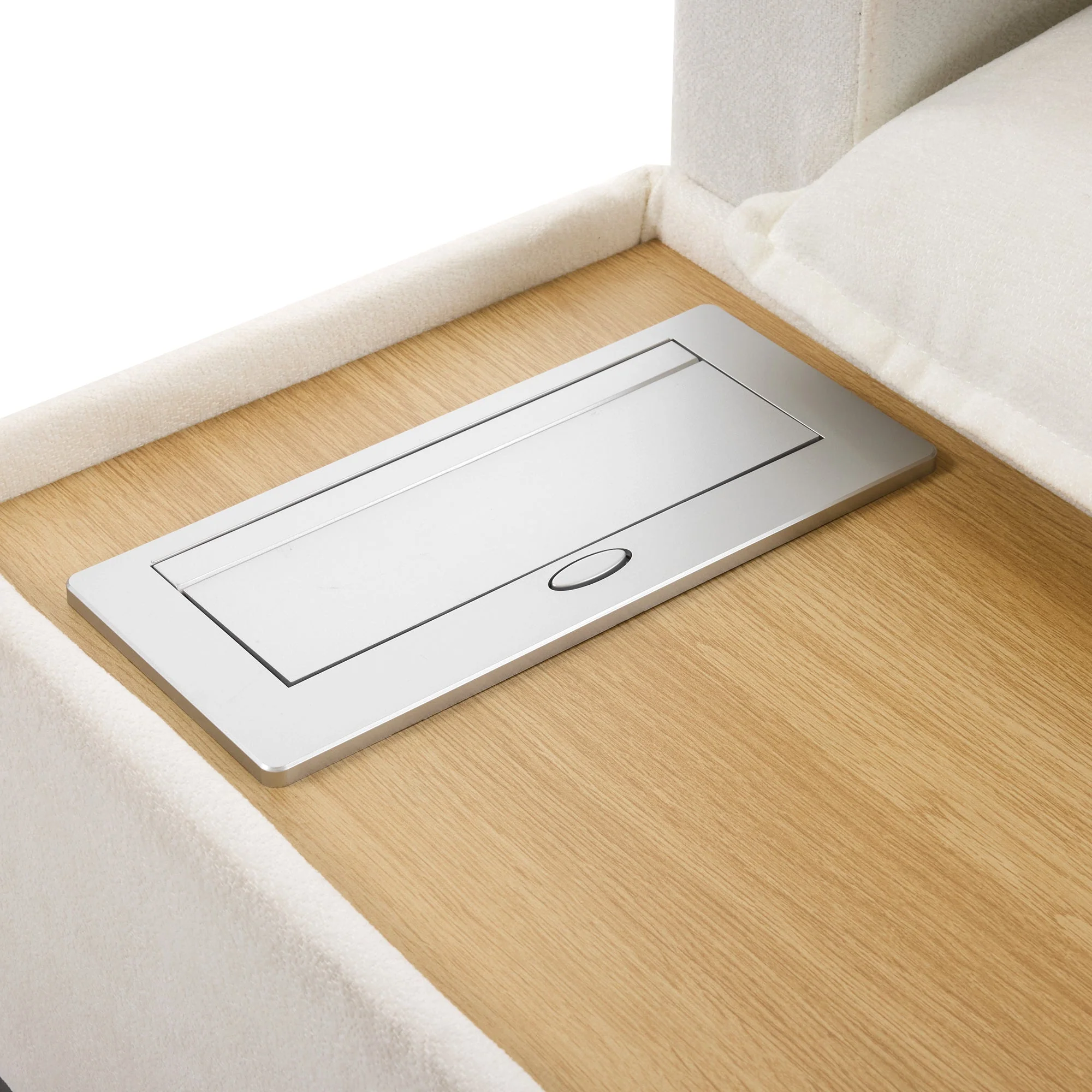 Walker Edison | Cloud Modular U-shaped Sectional Sofa with Ottoman and Coffee Table