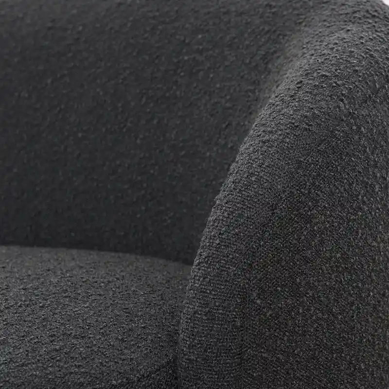 KINWELL Sherpa Upholstered Loveseat Boucle Sofa Couch, 68W