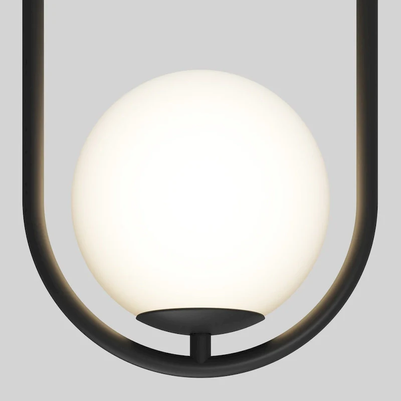 Artika Bloom Mini Pendant Ceiling Light, 3CCT, Black