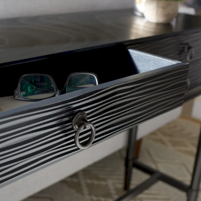 SAFAVIEH Beaulah 4-Drawer Console Table - 42 W x 13 L x 29.5 H - 42Wx13Dx30H