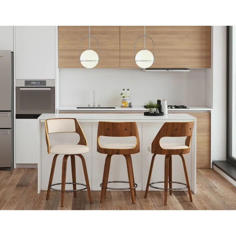 Carson Carrington Alingsas Mid-century Modern Counter Stool (Set of 2)