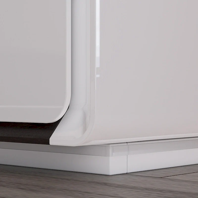 LED Nightstand Modern High Gloss Bedside Table Side Table End Table