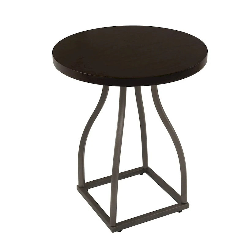 HomePop Lindsay Metal Base Accent Table