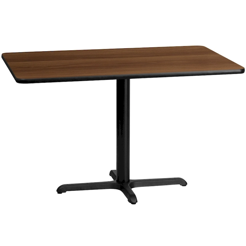 30 x 48 Rectangular Laminate Table Top w/ 23.5 x 29.5 Table Height Base - 30W x 48D x 31.125H
