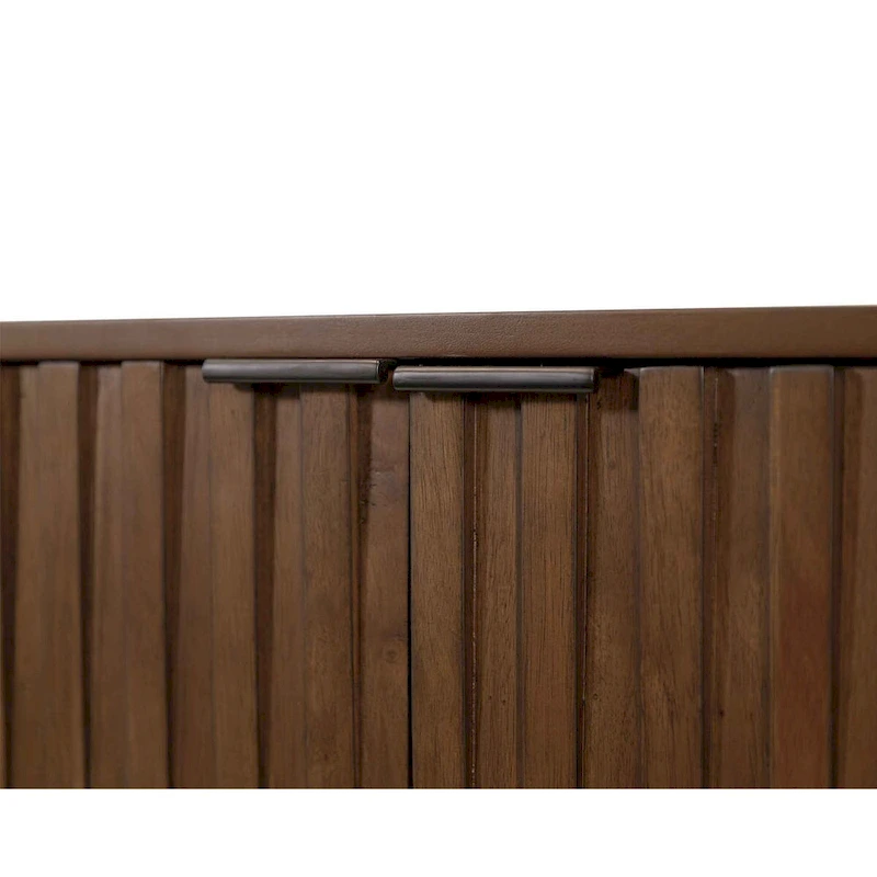 Mid-century Modern Console/Credenza, Office Console, Accent Credenza, Brown