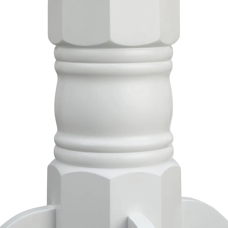 Matte Black Round Dining Table - 40