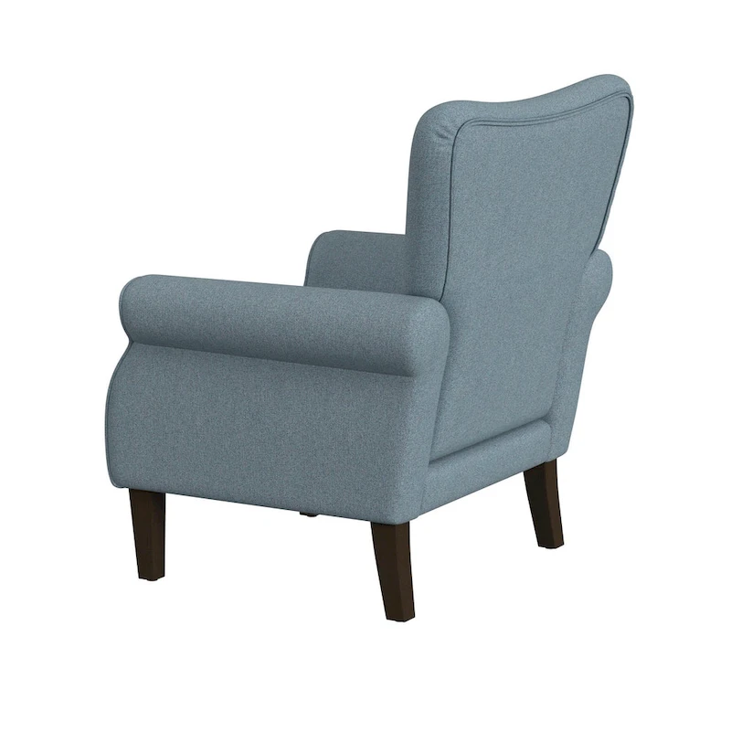 HomePop Rolled Arm Accent Chair