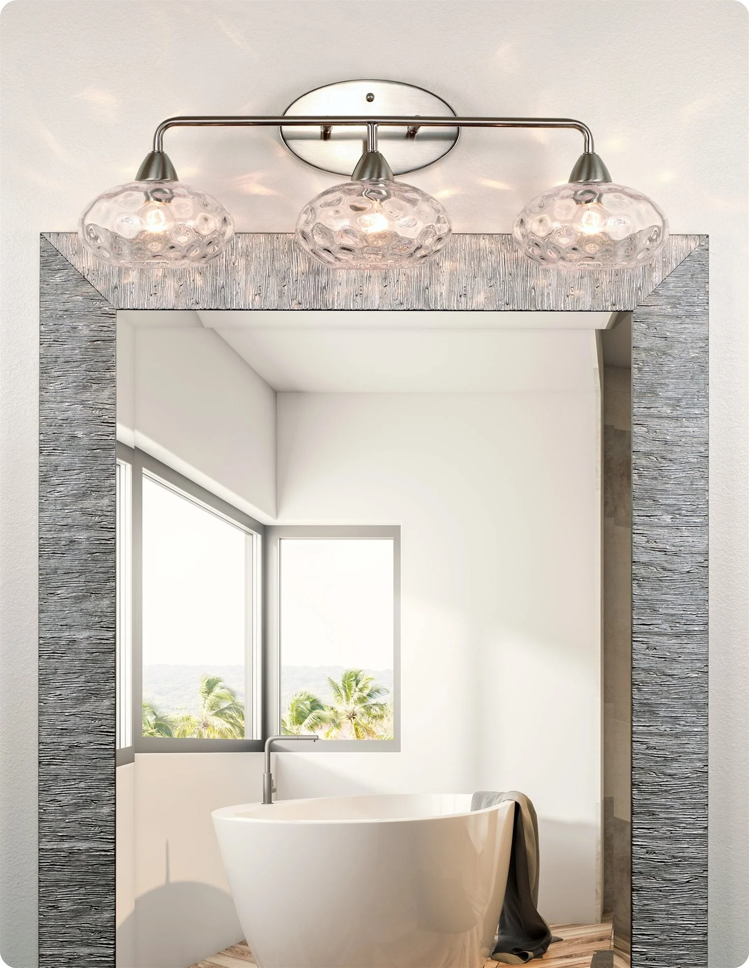 Marina 26 Modern 3-Light Vanity / Bathroom Light