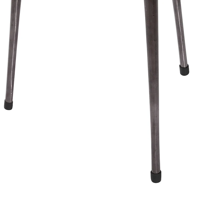 Rustic Wood End Table - Brown, 21W x 21L x 25H
