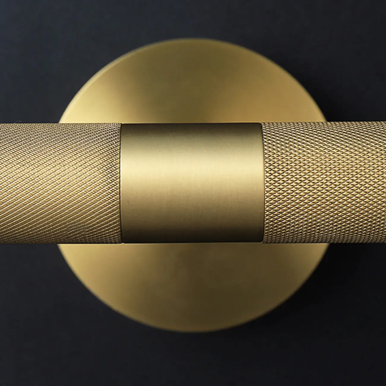 Modern Bathroom Black 2-Light Tube Vanity Light