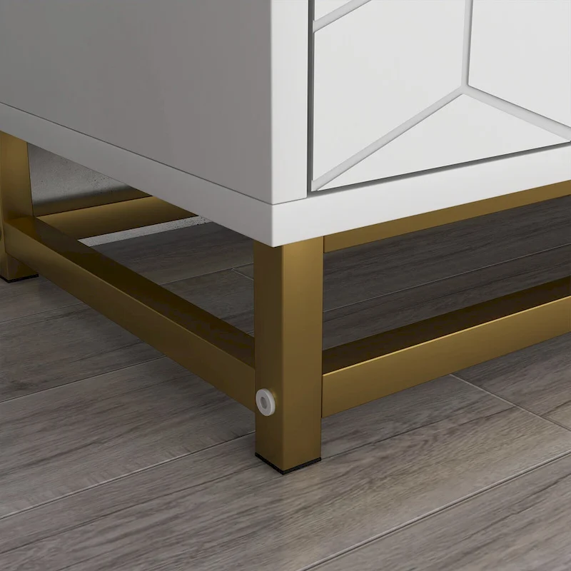 6 Drawer Dresser, with Metal Legs