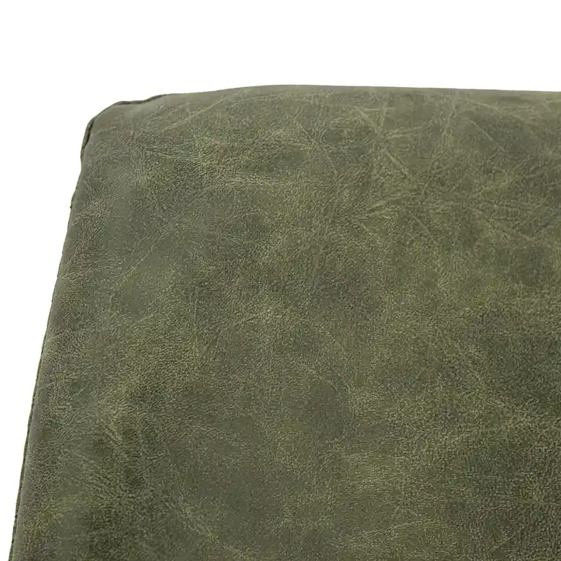 Markley Leather Dining Chair Set of 4 With Gold Metal Legs Modern Accent Side Chair