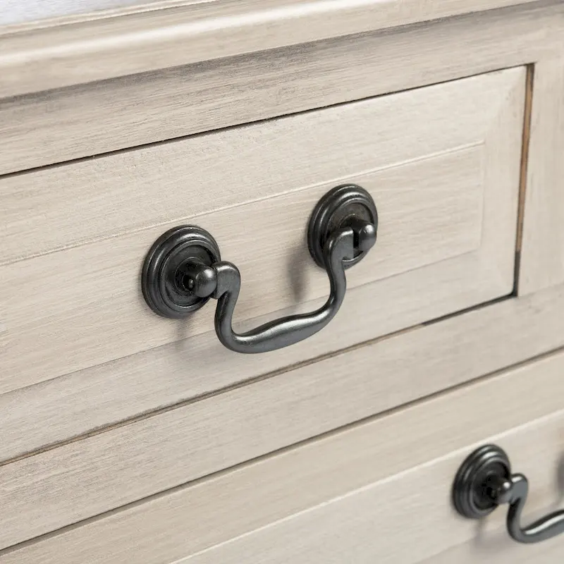 SAFAVIEH Leaner 3-Drawer Console Table - 23.5 W x 13 L x 29.5 H - 24Wx13Dx30H