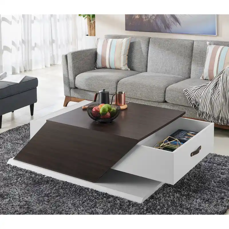 Soss Industrial 47-inch Lift-top Adjustable Coffee Table by Furniture of America