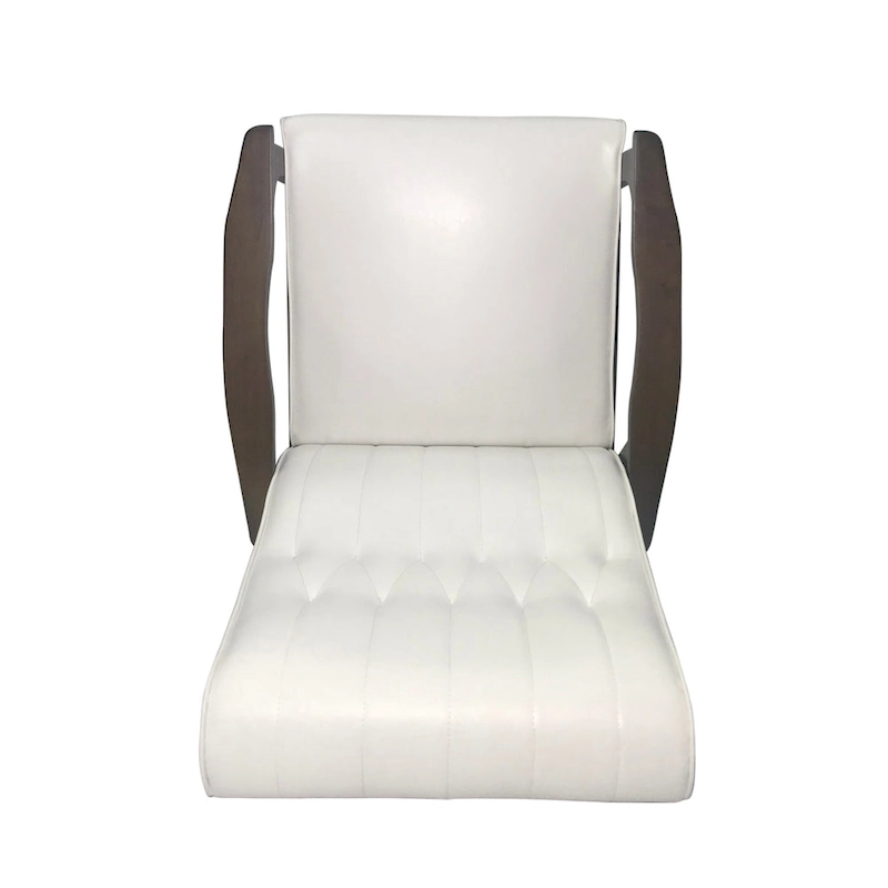 25.75  High Back Faux Leather Accent Chair