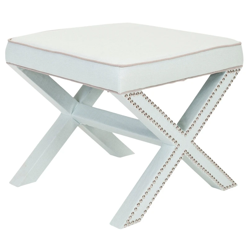 SAFAVIEH Shavonne X-Bench Ottoman